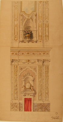 Giovanni Battista Baldi-Porta e motivi decorativi